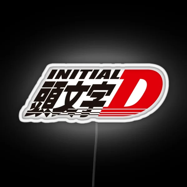 Initial D RGB Neon Sign