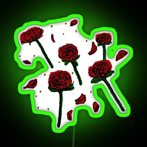 Ink Roses RGB Neon Sign