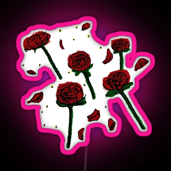 Ink Roses RGB Neon Sign