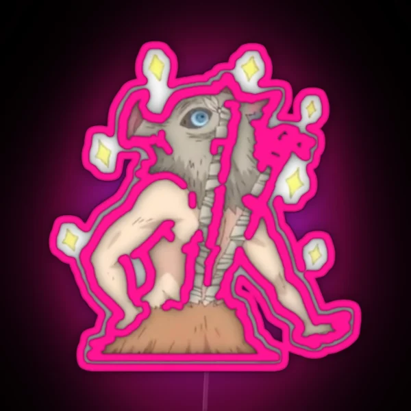 Inosuke Cute RGB Neon Sign