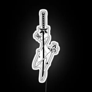 Insect Breathing Sword RGB Neon Sign