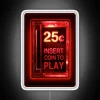 Vintage Arcade Decor Retro Game Console Neon RGB Color Sign