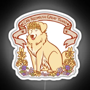 Inspirational Retriever RGB Neon Sign