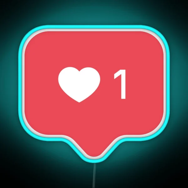 Instagram Like RGB Neon Sign