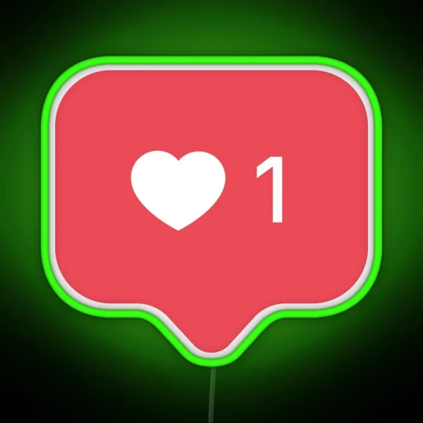 Instagram Like RGB Neon Sign
