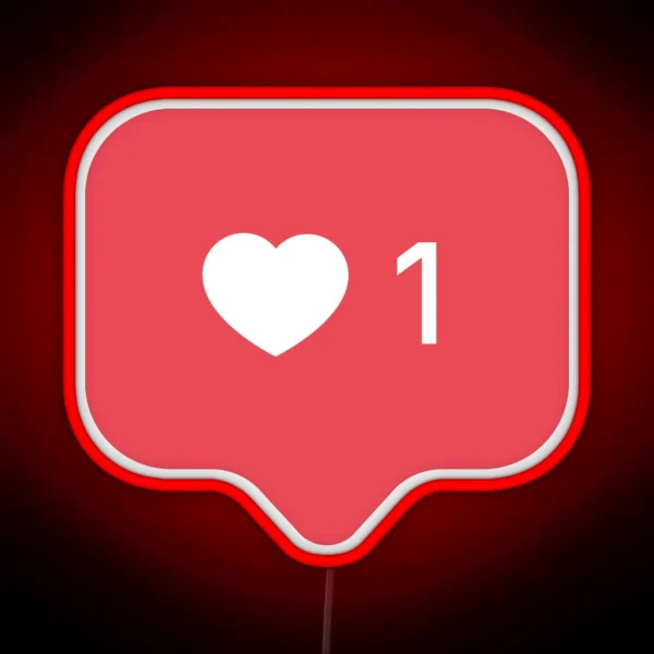 Instagram Like RGB Neon Sign