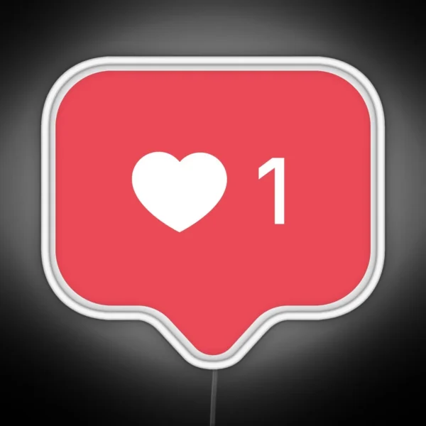 Instagram Like RGB Neon Sign