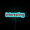 Add a pop of color with this vibrant neon sign
