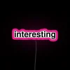 Vibrant RGB neon sign display with customizable color changing effects