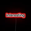 Glowing Neon Sign with Color-Changing RGB Light Effects and Letters