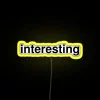 Customizable RGB LED Display Sign for Business and Event Lighting