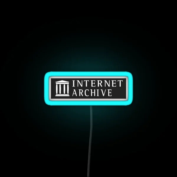 Internet Archive Logo RGB Neon Sign
