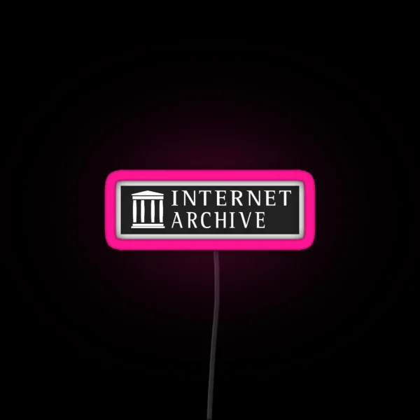 Internet Archive Logo RGB Neon Sign