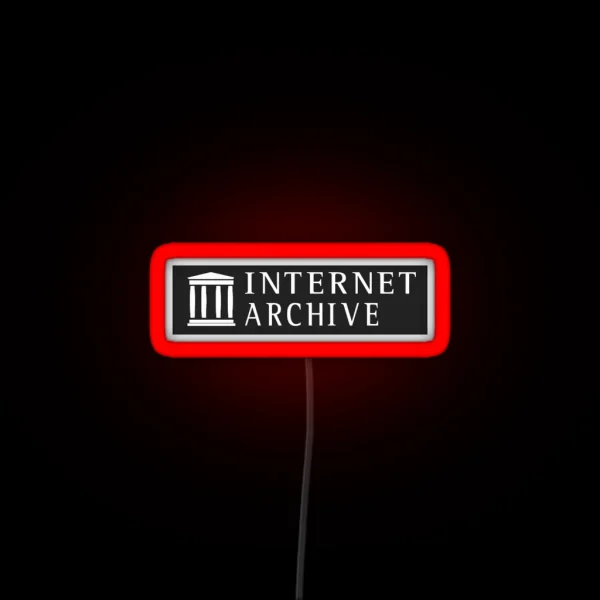 Internet Archive Logo RGB Neon Sign