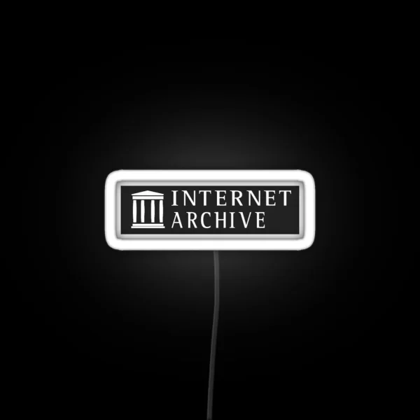 Internet Archive Logo RGB Neon Sign