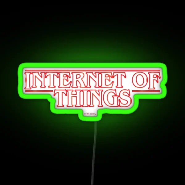 Internet Of Things RGB Neon Sign
