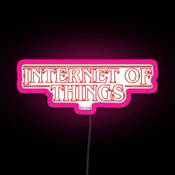 Internet Of Things RGB Neon Sign