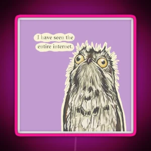 Internet Potoo RGB Neon Sign