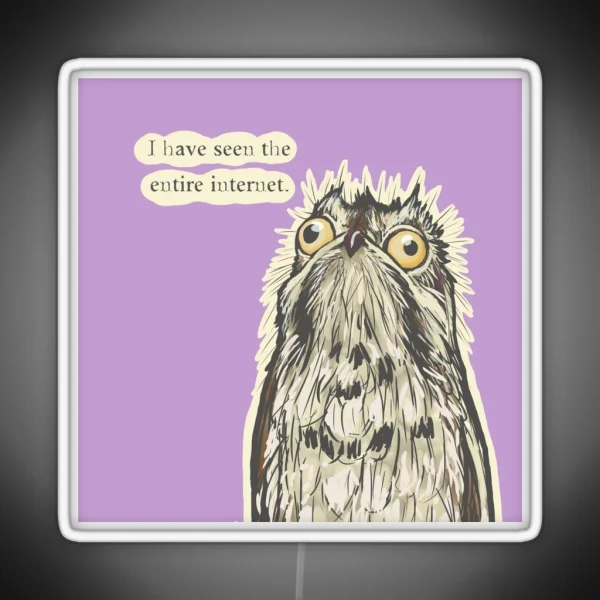 Internet Potoo RGB Neon Sign