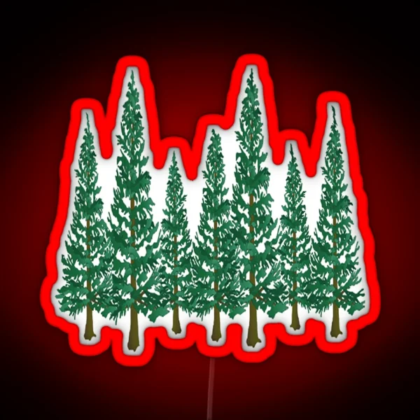 Into The Pines RGB Neon Sign
