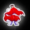 Add vibrant RGB style with invincible thick omniman neon signs