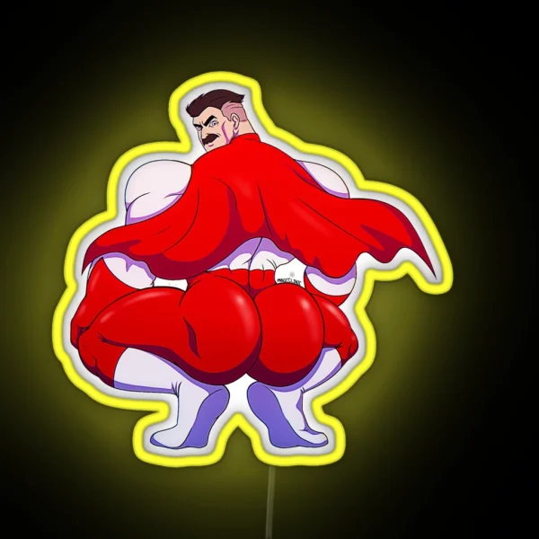 Invincible Thicc Omniman RGB Neon Sign