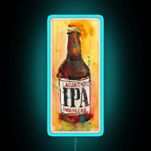 IPA Beer Art RGB Neon Sign