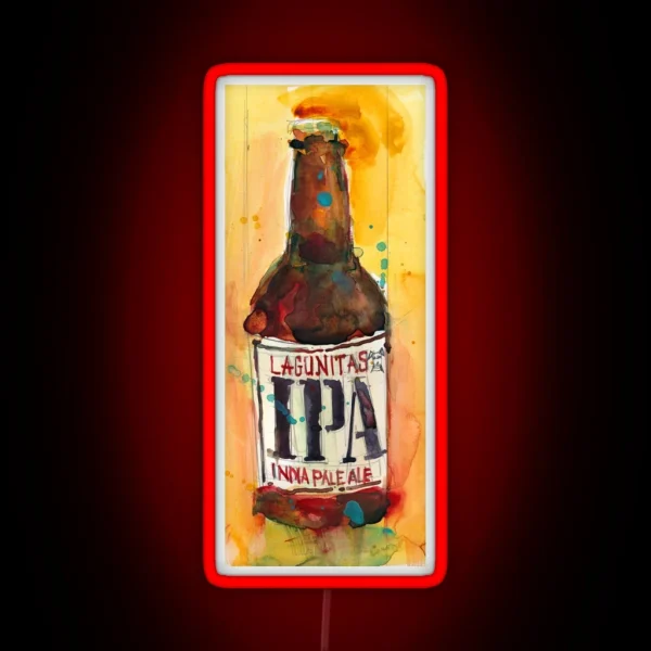 IPA Beer Art RGB Neon Sign