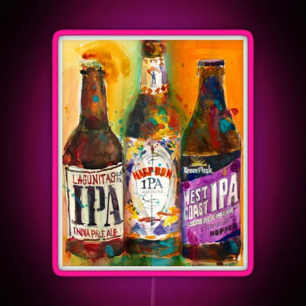 IPA Combo RGB Neon Sign
