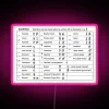 Eye-catching RGB LED display canvas with adjustable color backlight settings.