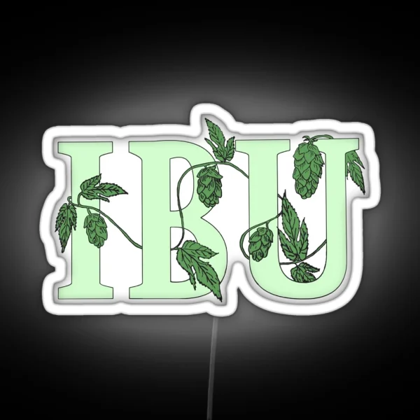 Ipswich Brewers Union Hops Logo RGB Neon Sign