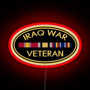 Iraq Veteran RGB Neon Sign