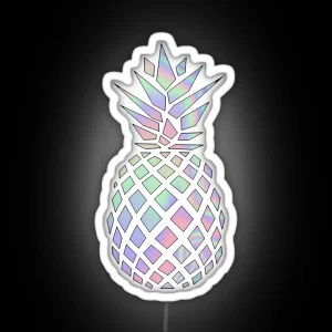 Iridescent Pineapple RGB Neon Sign