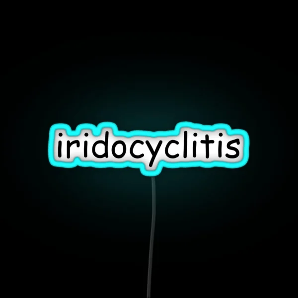 Iridocyclitis RGB Neon Sign