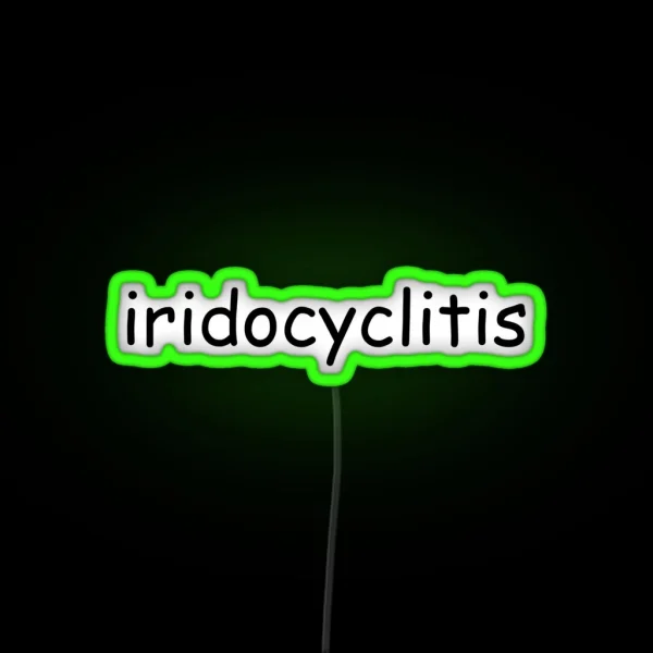 Iridocyclitis RGB Neon Sign