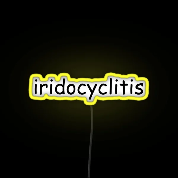 Iridocyclitis RGB Neon Sign