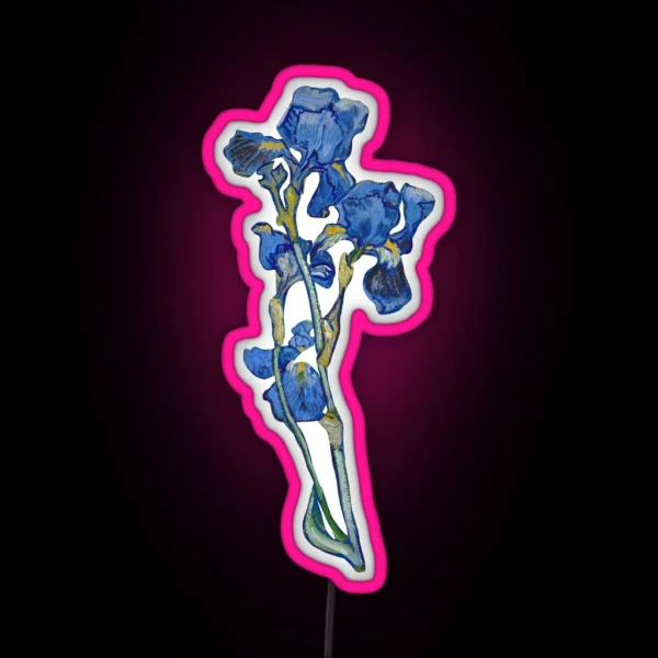 Irises Van Gogh RGB Neon Sign