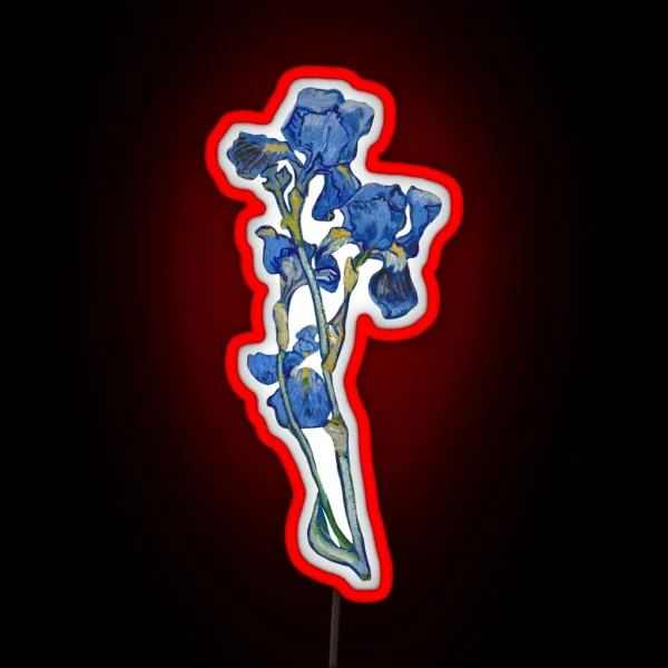 Irises Van Gogh RGB Neon Sign