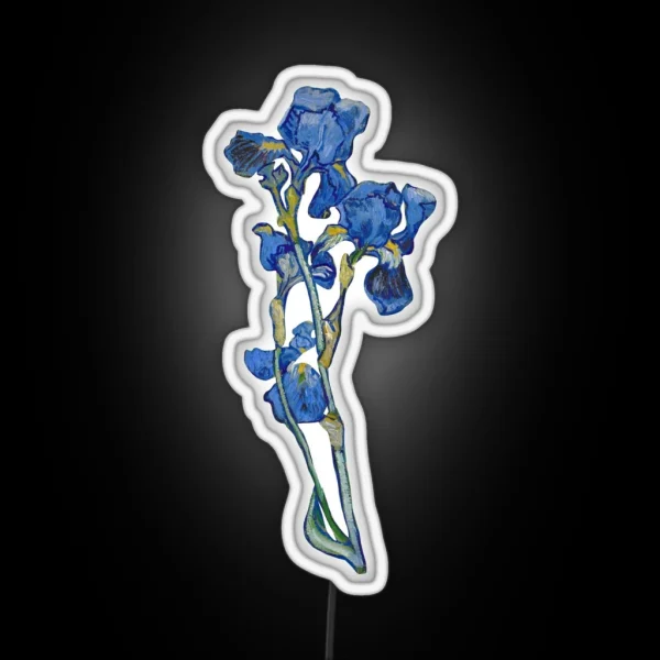 Irises Van Gogh RGB Neon Sign