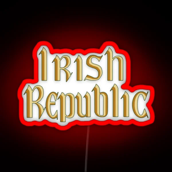 Irish Republic Flag Ireland RGB Neon Sign