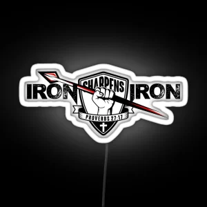 Iron Sharpens Iron RGB Neon Sign