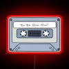Retro nostalgia lives on with vibrant cassette tape neon display