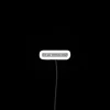 Mock trial impeachment defense lawyer evidence board display with black RGB LEDs
