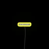Neon Black RGB LED Mock Trial Impeachment Statement Display Sign