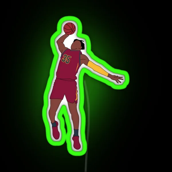 Isaac Okoro RGB Neon Sign