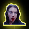 RGB Neon Sign with Isabelle Adjani Movie Quotes and Graphics