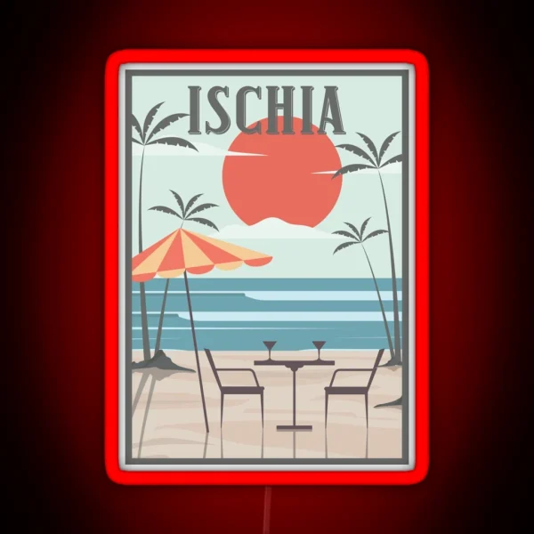 Ischia Honeymoon Retro RGB Neon Sign