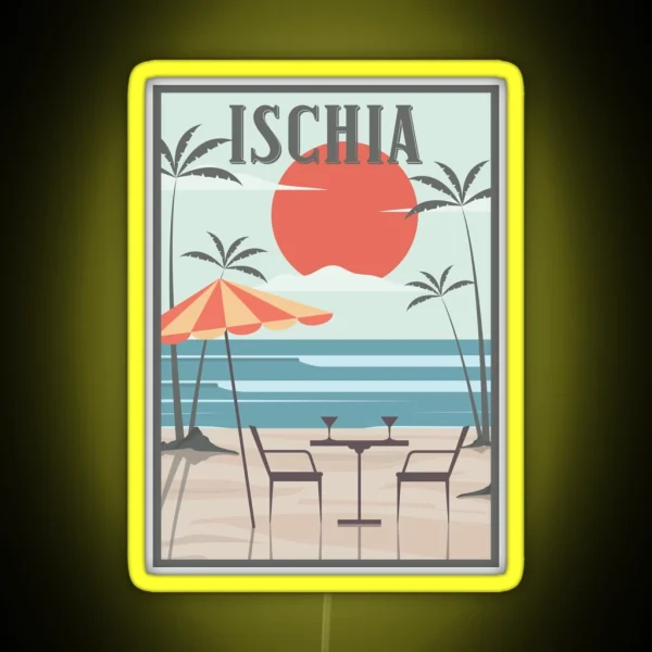 Ischia Honeymoon Retro RGB Neon Sign