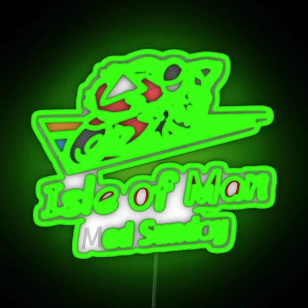 Isle Of Man Mad Sunday RGB Neon Sign