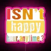 Vibrant RGB LED Neon Sign for Unconventional Happy Hours Everywhere